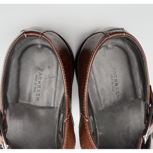 Bachrach Men\'s Brown Leather Fisherman Sandals Size 8.5 Made in Italy Pre Owned main image 7